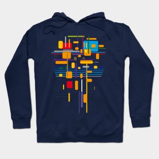 minimal architecture- funny colors Hoodie